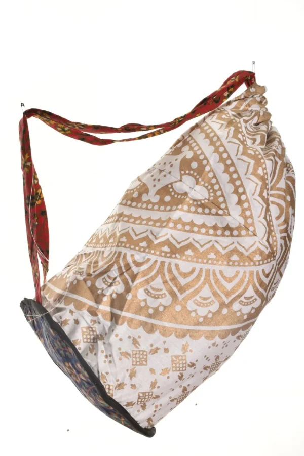 Lea. Indian Handblock Print Backpack.