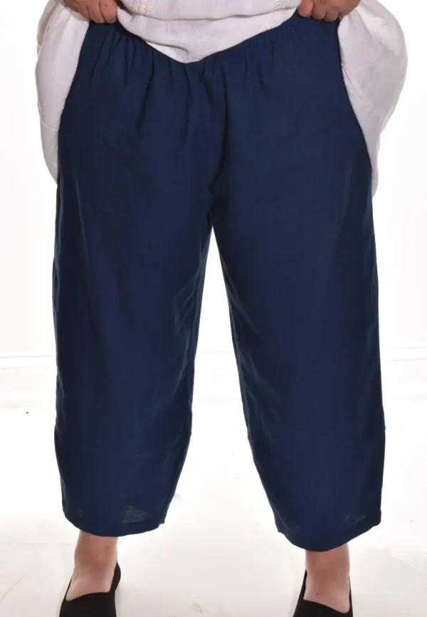 Lea. Lantern Pant In Cotton Slub.