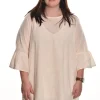 Lea. Ruffle Sleeve Tunic.