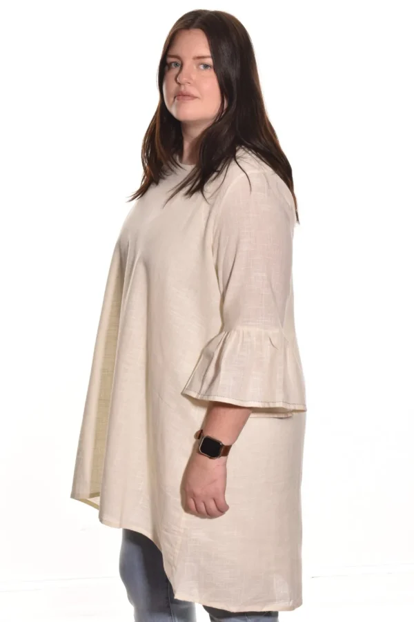 Lea. Ruffle Sleeve Tunic.