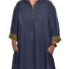 Lea. Shirt Dress In Medium Weight Linen.