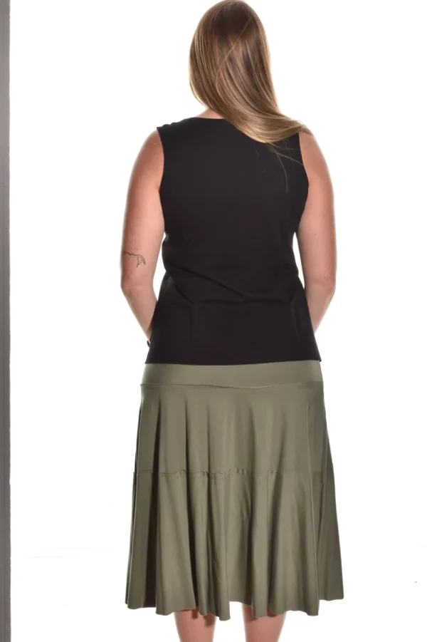 Necessitees. Long Tiered Skirt.