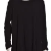 Prairie Cotton. Relaxed Long Sleeve A-Line Tunic.