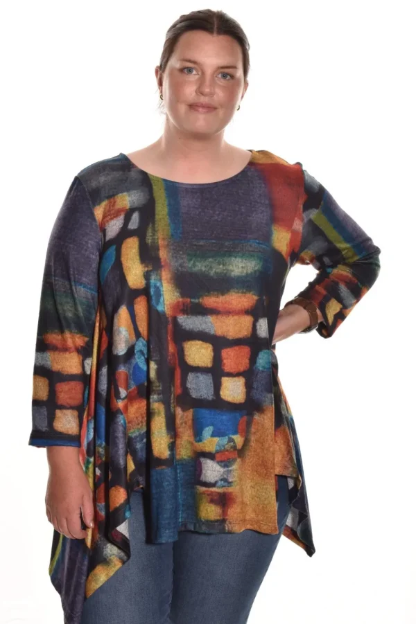 Pure Essence. Multi Color Swing Top