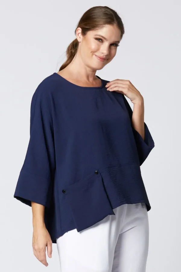 Sydney Project. Airflow Button Pocket Tunic.