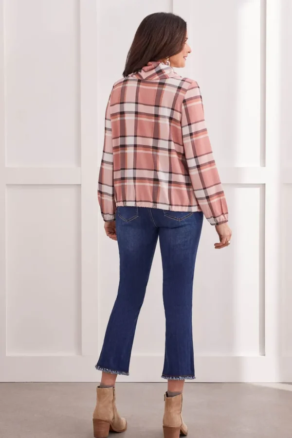 Tribal. Audrey Pull On Straight Crop Jean.