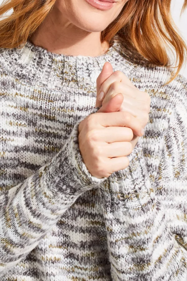 Tribal. Mock Neck Sweater.