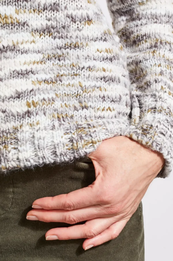 Tribal. Mock Neck Sweater.