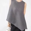 Vanite Couture. Angled Hem Tank.