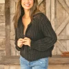 Wooden Ships. Tara Zip Bomber Cardi.